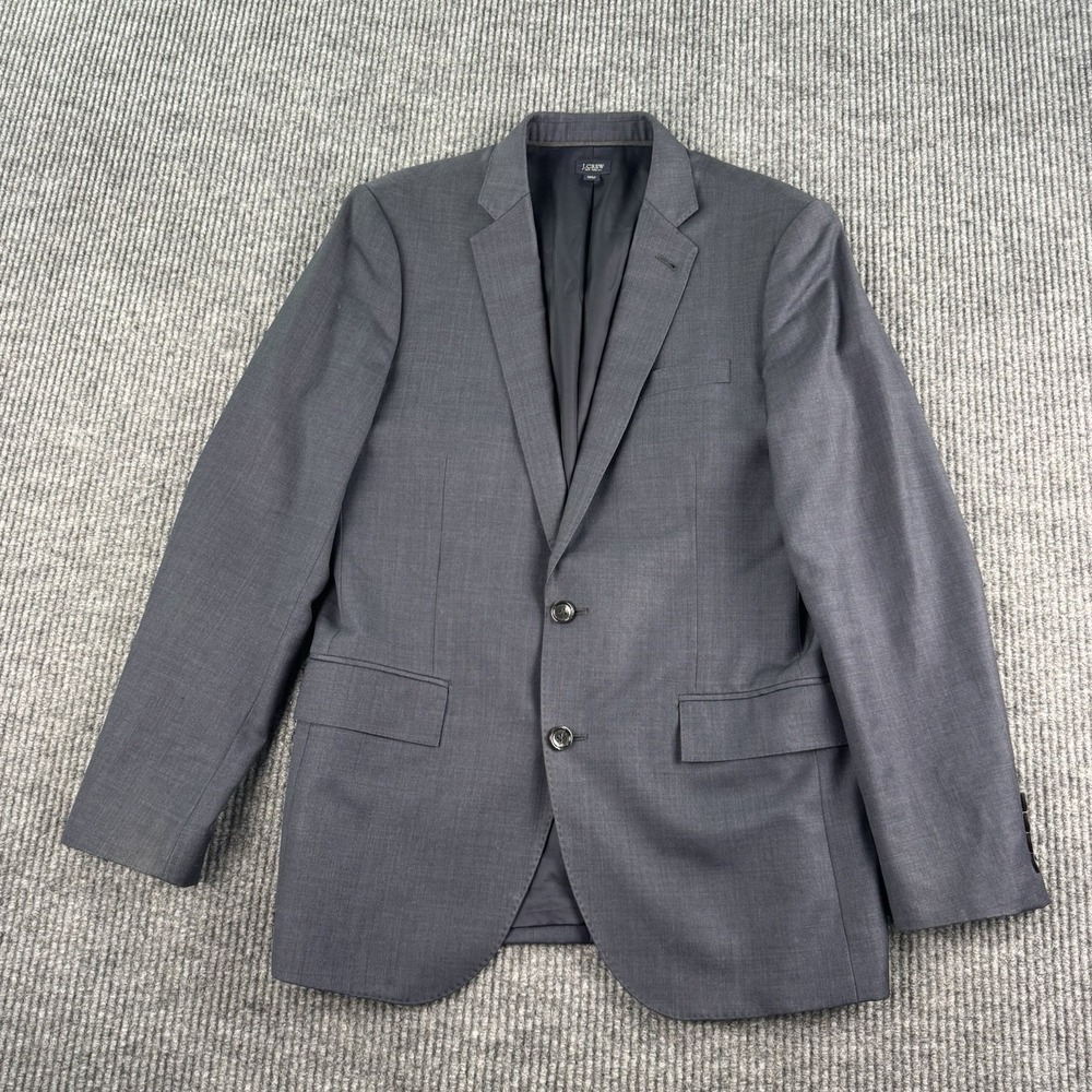 J Crew Ludlow Blazer 38R Blue Italian Wool Slim Designer Luxury Sport Jacket